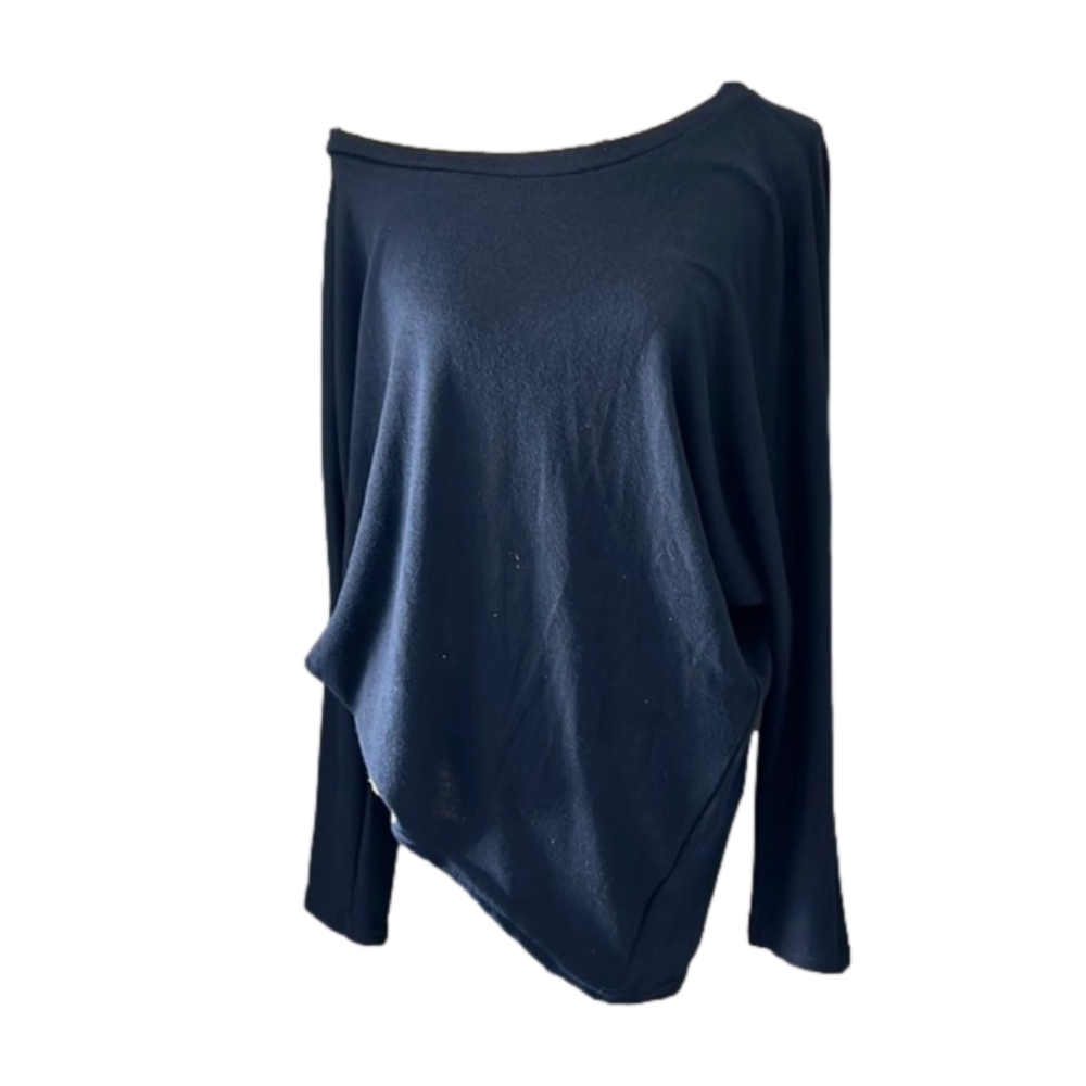 Zanzea Hi-Low Tunic Loose Fitting Navy Blue Brand New Size L